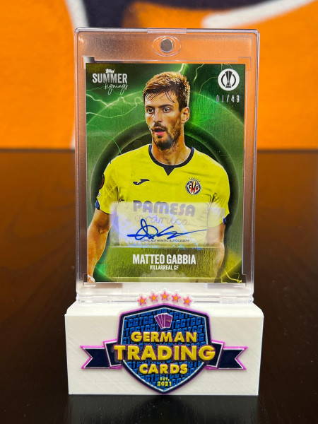 Matteo Gabbia Auto 01/49 - Topps UCL Summer Signings 2023