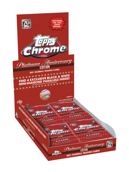 2021 Topps Chrome Platinum Anniversary Baseball Lite Box