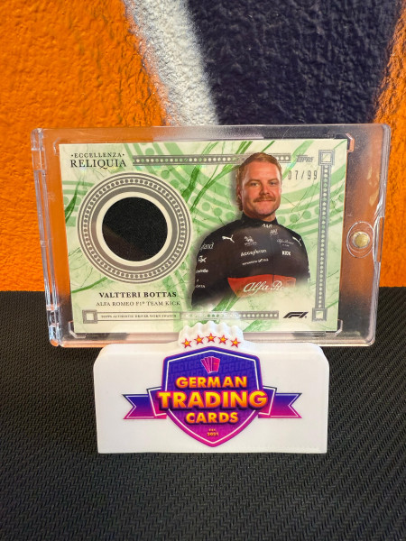 Valtteri Bottas Driver-Worn Patch 07/99 - Topps Eccellenza 2023