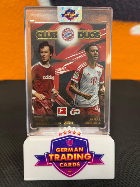 Jamal Musiala / Franz Beckenbauer Club Duos 10/10 - 60 Years Bundesliga