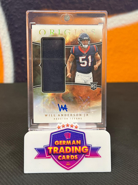 Will Anderson Jr. RPA - Panini Origins 2023