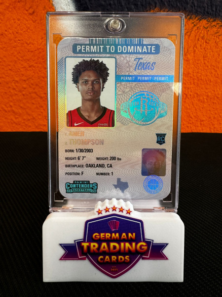 Amen Thompson Rookie Permit to Dominante - Panini Contenders 2023/24