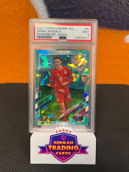 Jamal Musiala Rookie 064/250 PSA 9 - 2020-21 Sapphire UCL