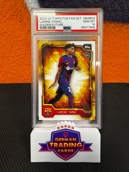 Lamine Yamal Rookie Golden Future PSA10 - Topps FC Barcelona Fan Set