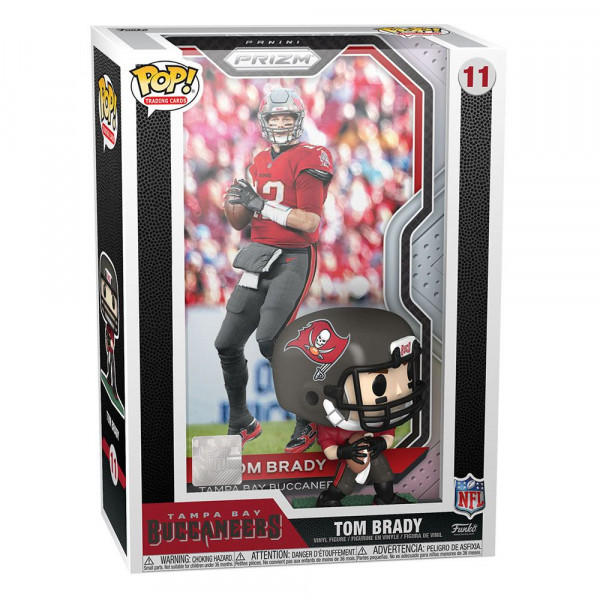 NFL Trading Card POP! Football Vinyl Figur Tom Brady 9 cm