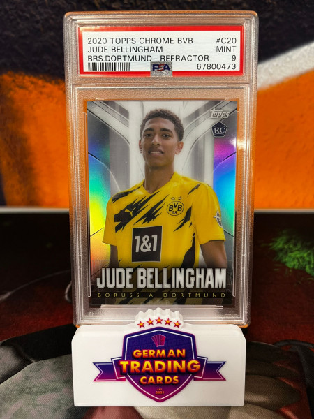 Jude Bellingham Rookie 10/25 PSA9 - 2020 Topps Chrome BVB