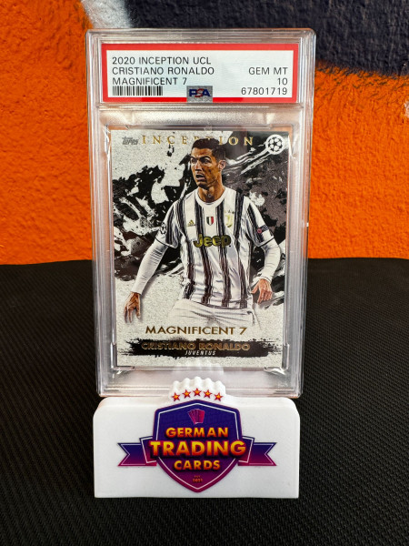 Cristiano Ronaldo Magnificent 7 PSA10 - Topps Inception UCL 2020/21