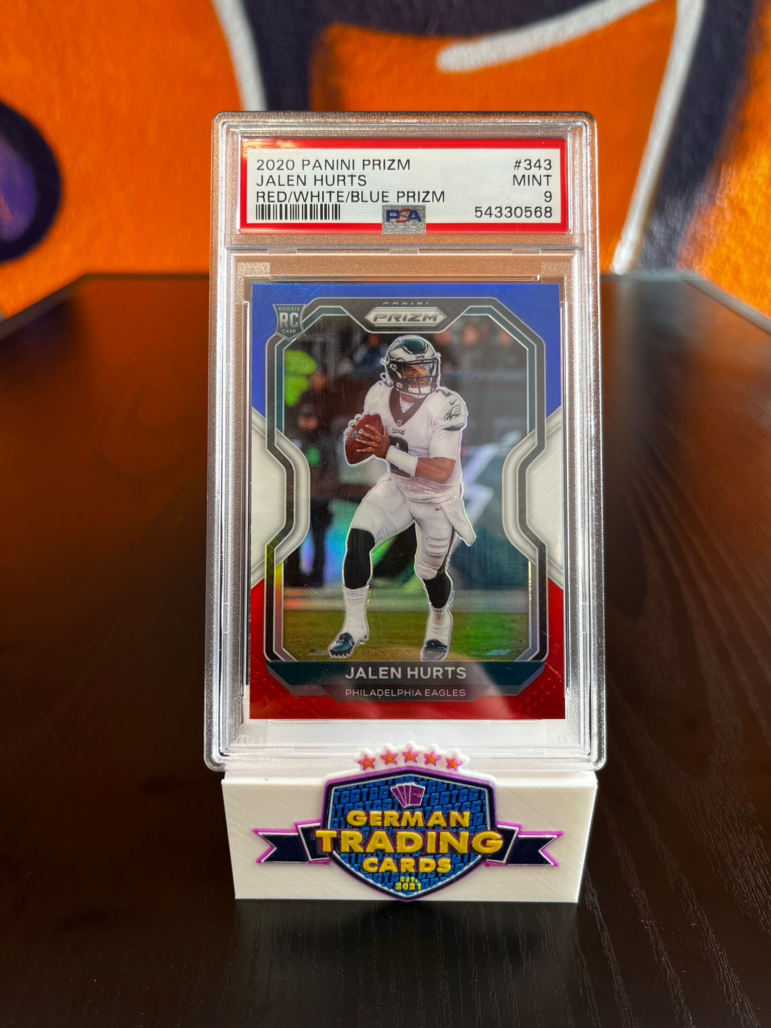 Jalen Hurts 2020 Prizm Red White Blue #343 Price Guide - Sports