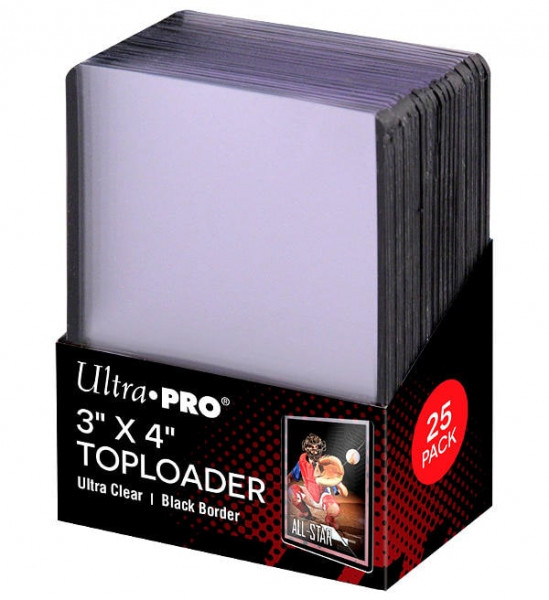 Ultra Pro Standard Toploader 35pt (25 pcs) Black Border