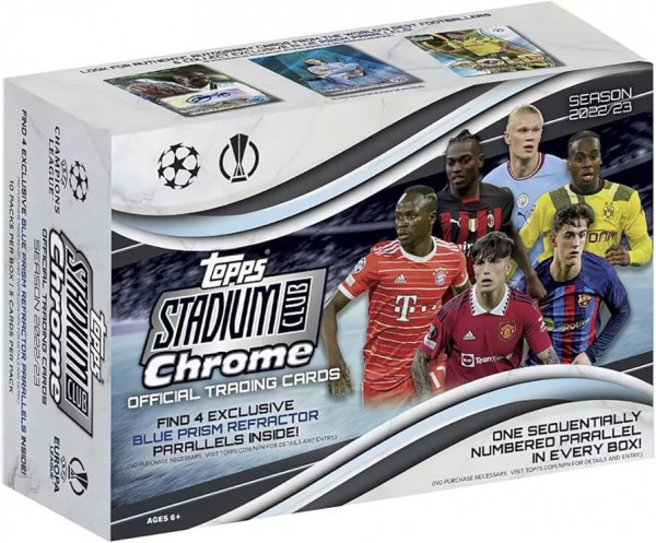 2022-23 Topps Stadium Club Chrome UEFA Club Competitions Giant Box