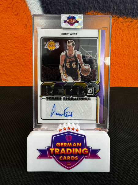 Jerry West Auto 77/99 - Panini Donruss Optic 2020/21