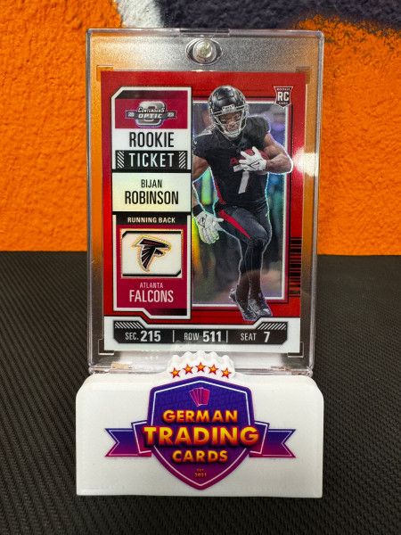 Bijan Robinson Rookie Ticket 003/175 - Panini Contenders Optic 2023