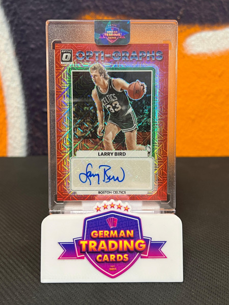 Larry Bird Opti-Graphs Auto - Panini Donruss Optic 2022-23