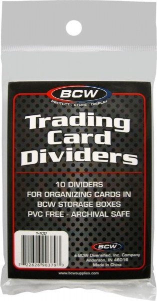 BCW Trading Card Dividers (10 pcs)