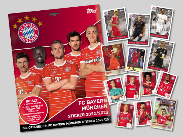 Topps FC Bayern München Sticker Set 22/23