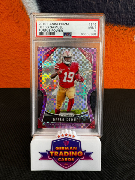 Deebo Samuel Rookie 46/49 PSA 9 - Panini Prizm 2019