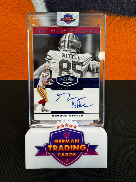 George Kittle Auto 31/50 - Panini Plates & Patches 2019