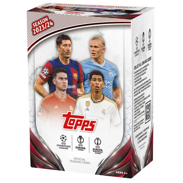 2023-24 Topps UEFA Club Competitions Soccer Value Box