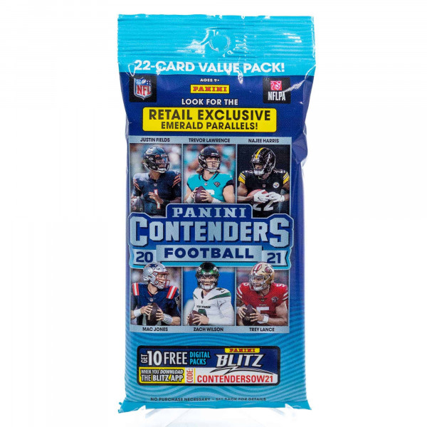 2021 Panini Contenders Football Cards Fat Pack