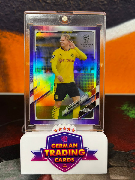 Erling Haaland 092/250 - 2021-22 Topps Chrome UCL
