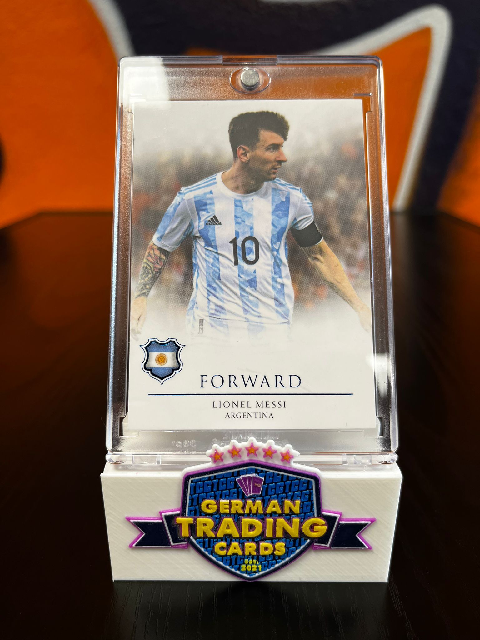 Lionel Messi 2016 Futera Unique Soccer Jersey Patch #17/59