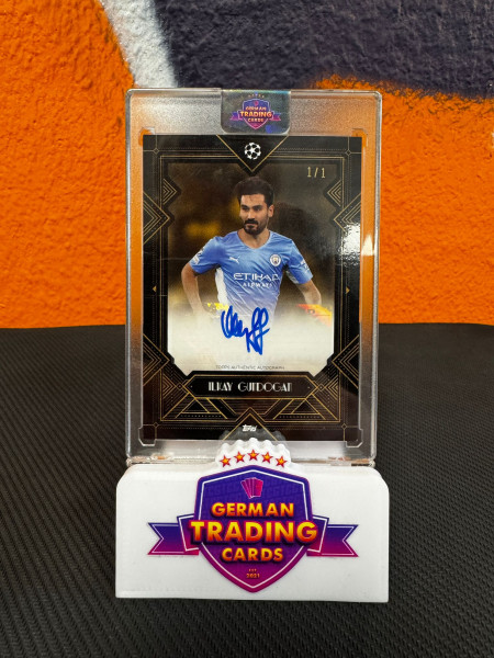 Ilkay Gündogan 1/1 One of One Auto - Topps Deco 2020-21