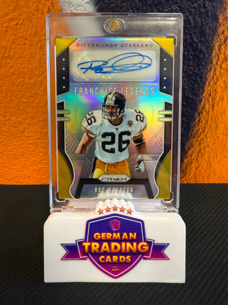 Rod Woodson Franchise Legends Auto - Panini Prizm 2019