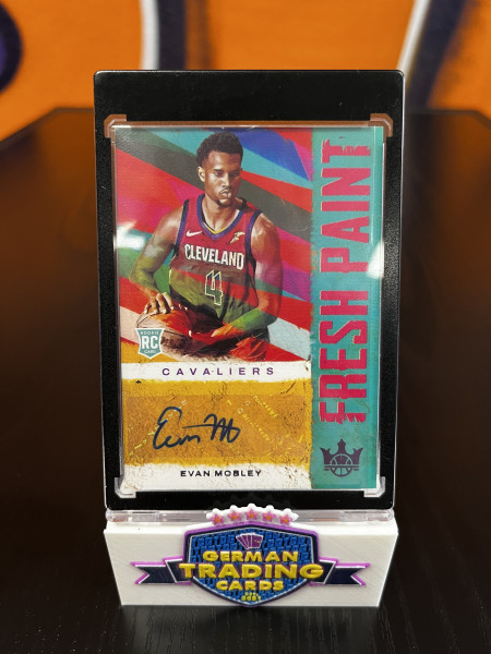 Evan Mobley Auto Rookie Card Fresh Paint 05/49 - 2021-22 Panini Court Kings