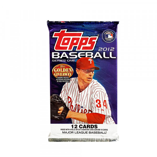2012 Topps Baseball Series One Retail Pack
