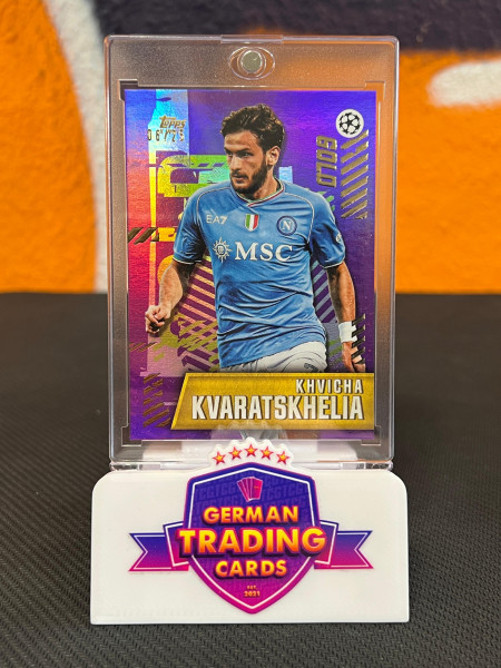 Khvicha Kvaratskhelia 06/25 - Topps Gold 2023-24