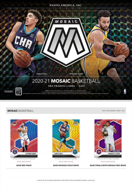 2020-21 Panini Mosaic Basketball Asia Box
