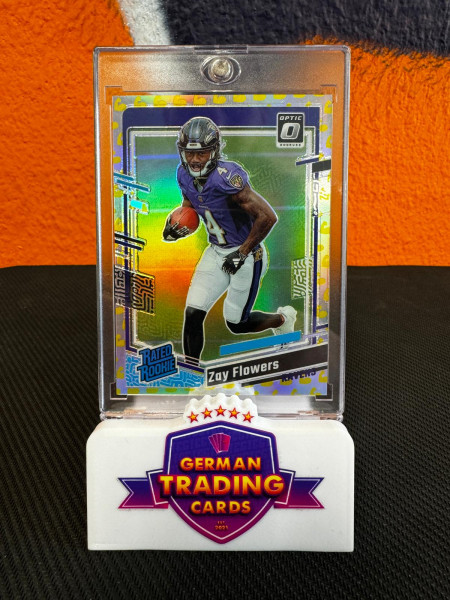 Zay Flowers Rated Rookie 034/149 - Panini Donruss Optic 2023