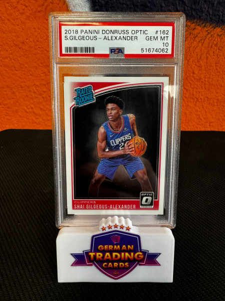 Shai Gilgeous-Alexander Rated Rookie PSA 10 - Panini Donruss Optic 2018