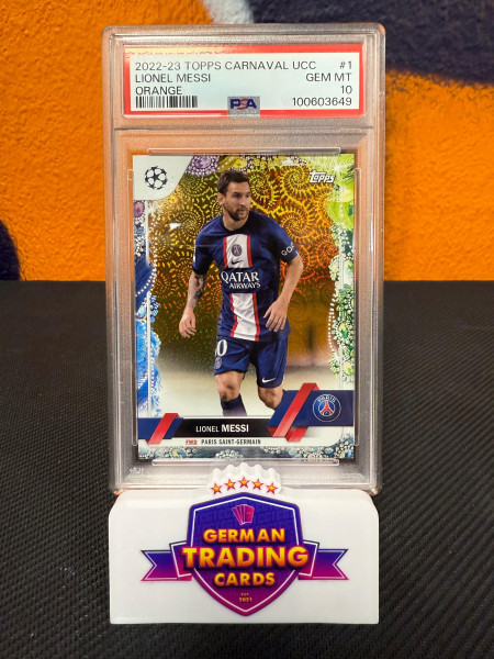 Lionel Messi 03/25 PSA 10 - 2022-23 Carnaval UCC