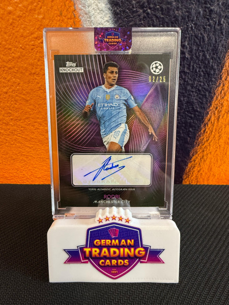 Rodri Auto Purple 02/25 - Topps Knockout UCC 2023-24