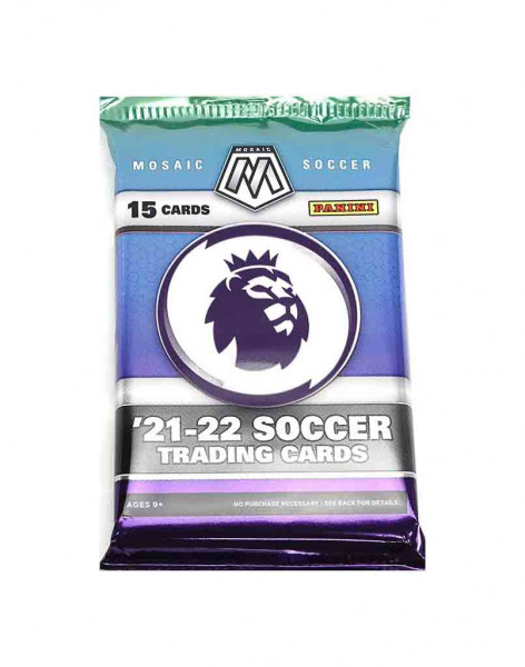 2021-22 Panini Mosaic Premier League Soccer Hobby Pack