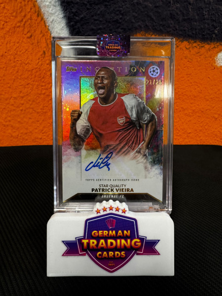 Patrick Vieira Auto 21/25 - Topps Inception UCC 2023/24