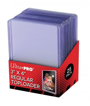 Ultra Pro Standard Toploader 3" x 4" 35pt (25pcs)