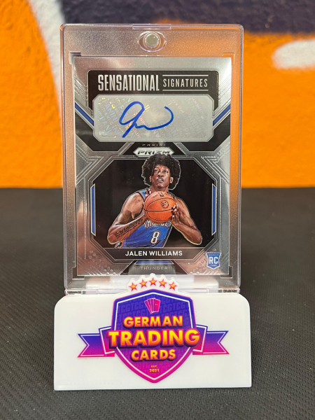 Jalen Williams Rookie Sensational Signatures Auto - Panini Prizm 2022-23