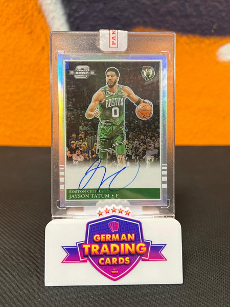 Jayson Tatum On-Card Auto - Panini Contenders Optic 2022-23