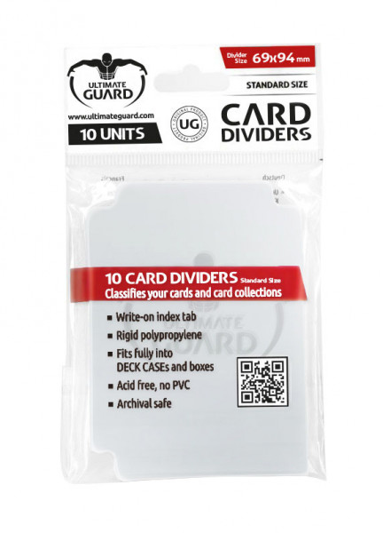 Ultimate Guard Card Dividers Clear (10 pcs)