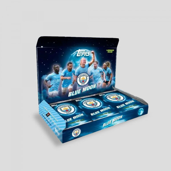 Topps Manchester City Blue Moon 2024 25 Deck Box