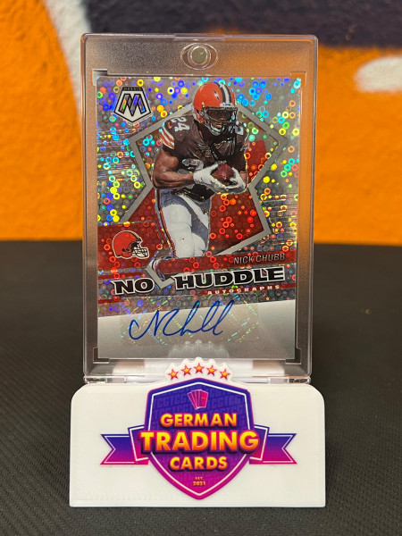 Nick Chubb No Huddle Auto - Panini Mosaic 2022