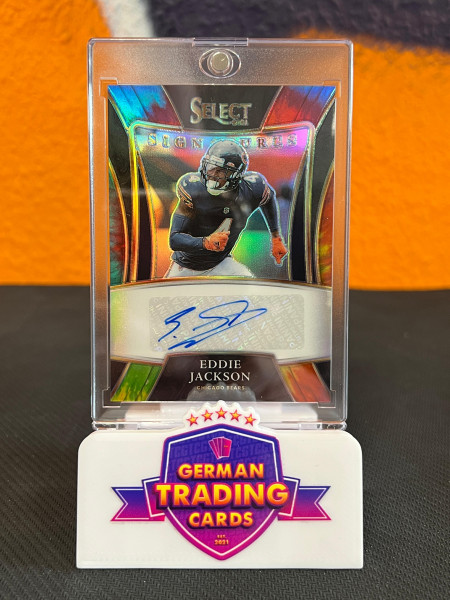 Eddie Jackson Tie-Dye Auto 25/25 - Panini Select 2021