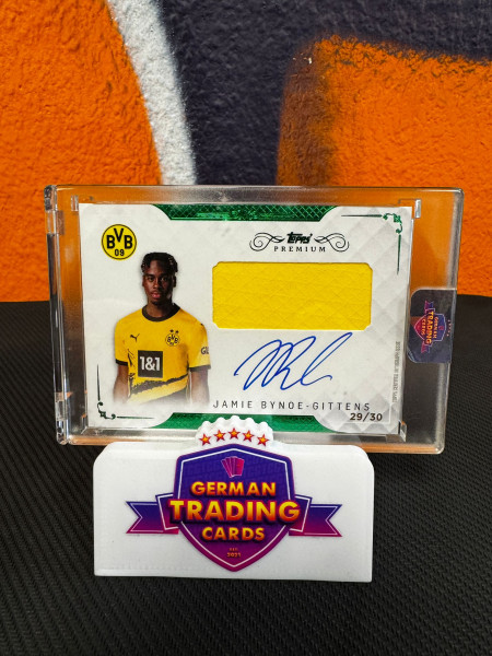 Jamie Bynoe-Gittens Patch Auto 29/30 - Topps BVB Premium 2023/24