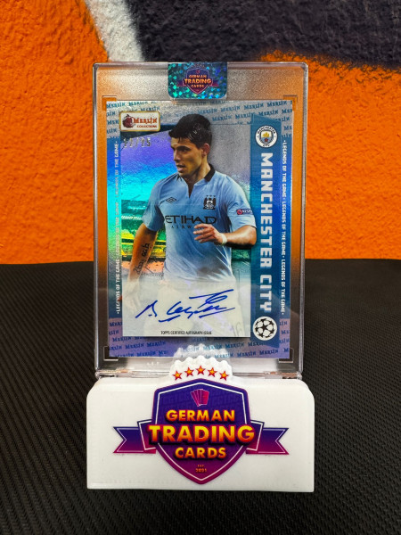 Sergio Agüero Auto 12/25 - Topps Merlin Heritage 2023/24