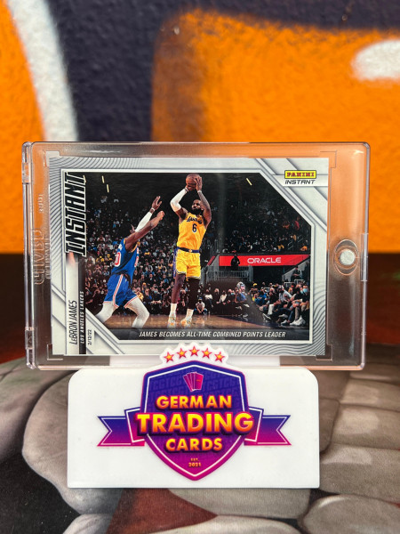LeBron James becomes All-Time combined Points leader 1 of 502 - Panini Instant 2021-22